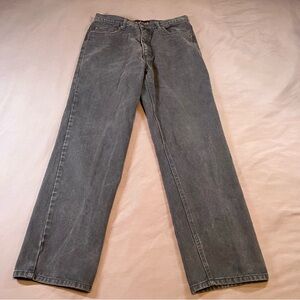 Nevada Woman’s Classic Straight-Leg High Rise Jeans in Grey